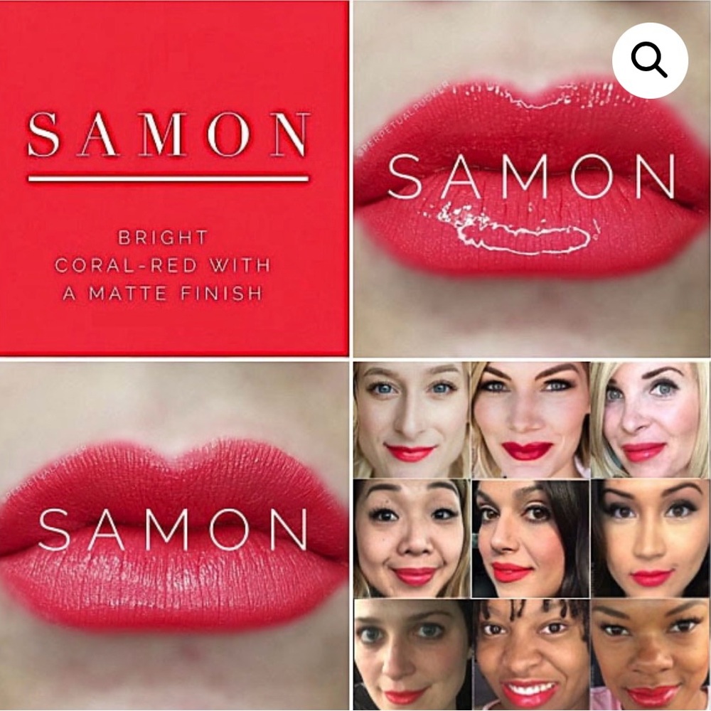 SAMOON Vivid Coral-Red Matte Lipstick